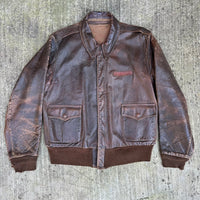 1940’s WWII Named A-2 Leather Flight Jacket
