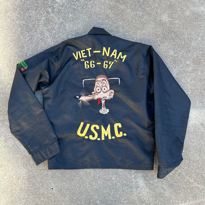1960's Vietnam War Souvenir Jacket 22.5” Chest – Little Chum Vintage 1960's Vietnam War Souvenir Jacket 22.5” Chest – Little Chum Vintage