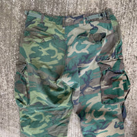 1970’s ERDL/Woodland Clown Camo RDF Jungle Pants Medium Long