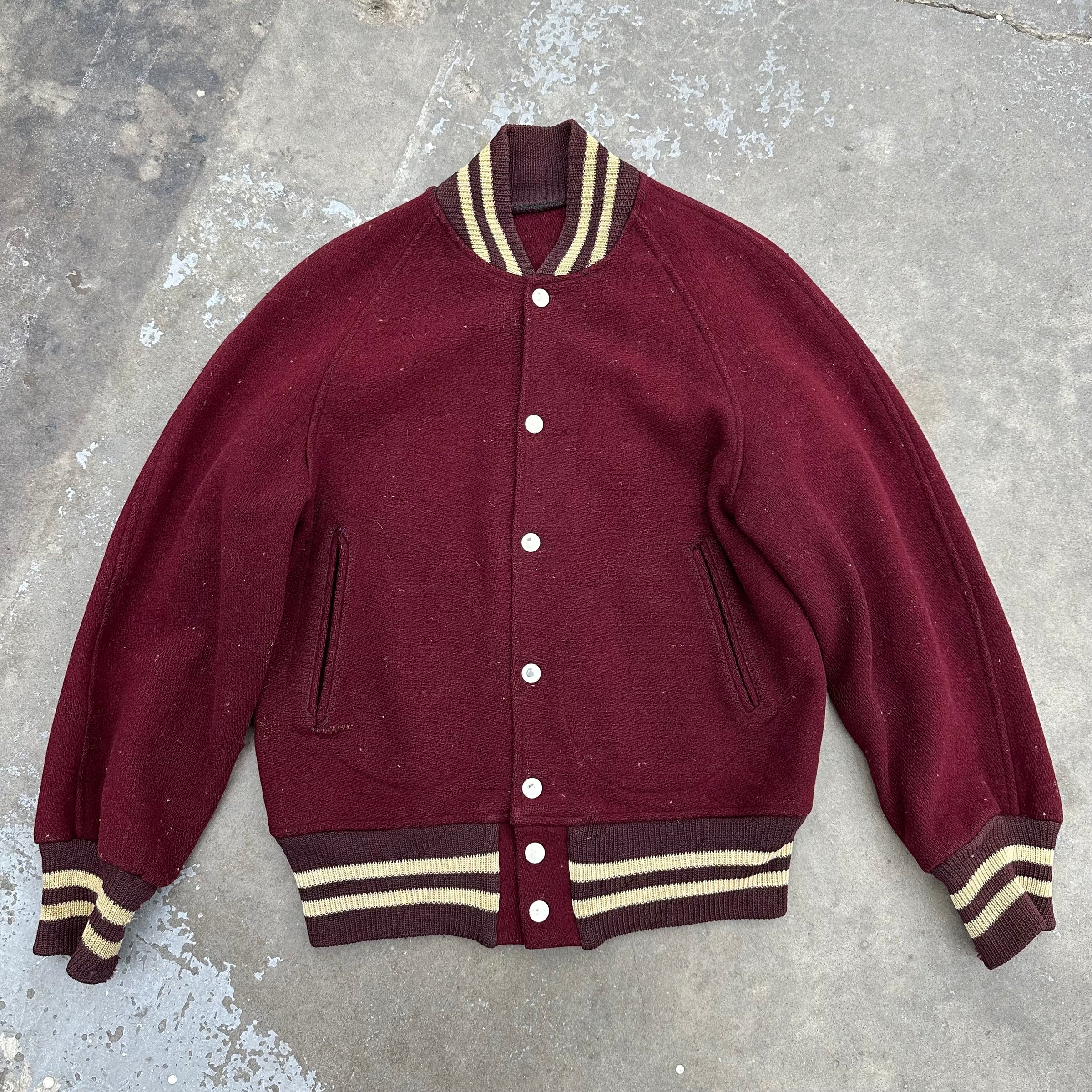 1950’s Rebels Chainstitched Varsity Jacket Small