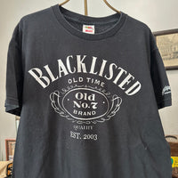 2000’s Blacklisted Jack Daniels Rip Band T-Shirt Large