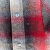 1970’s Pendleton Shadow Plaid Wool Western Shirt Large