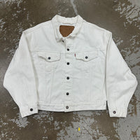 1980’s/90’s Levi’s White Type 3 Denim Jacket Large
