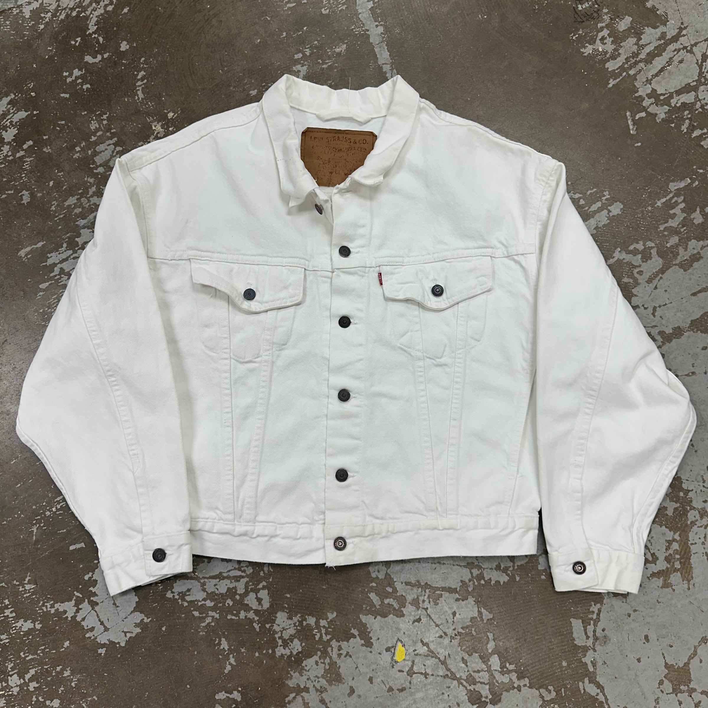 1980’s/90’s Levi’s White Type 3 Denim Jacket Large