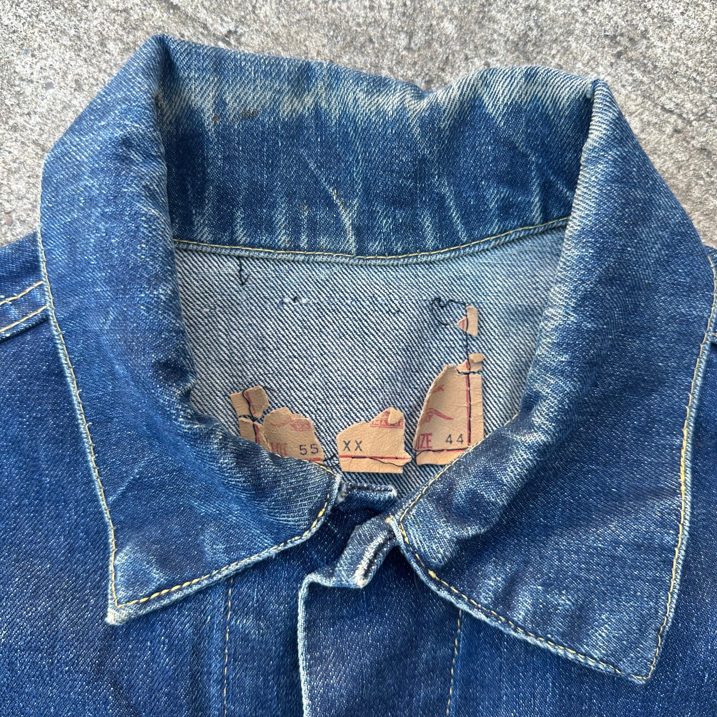 1960’s Levi’s 557 XX Denim Vest Size 44