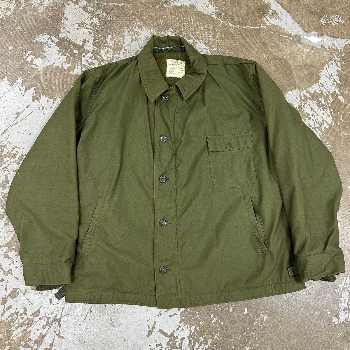 1970’s Mint USN A-2 Deck Jacket XXL