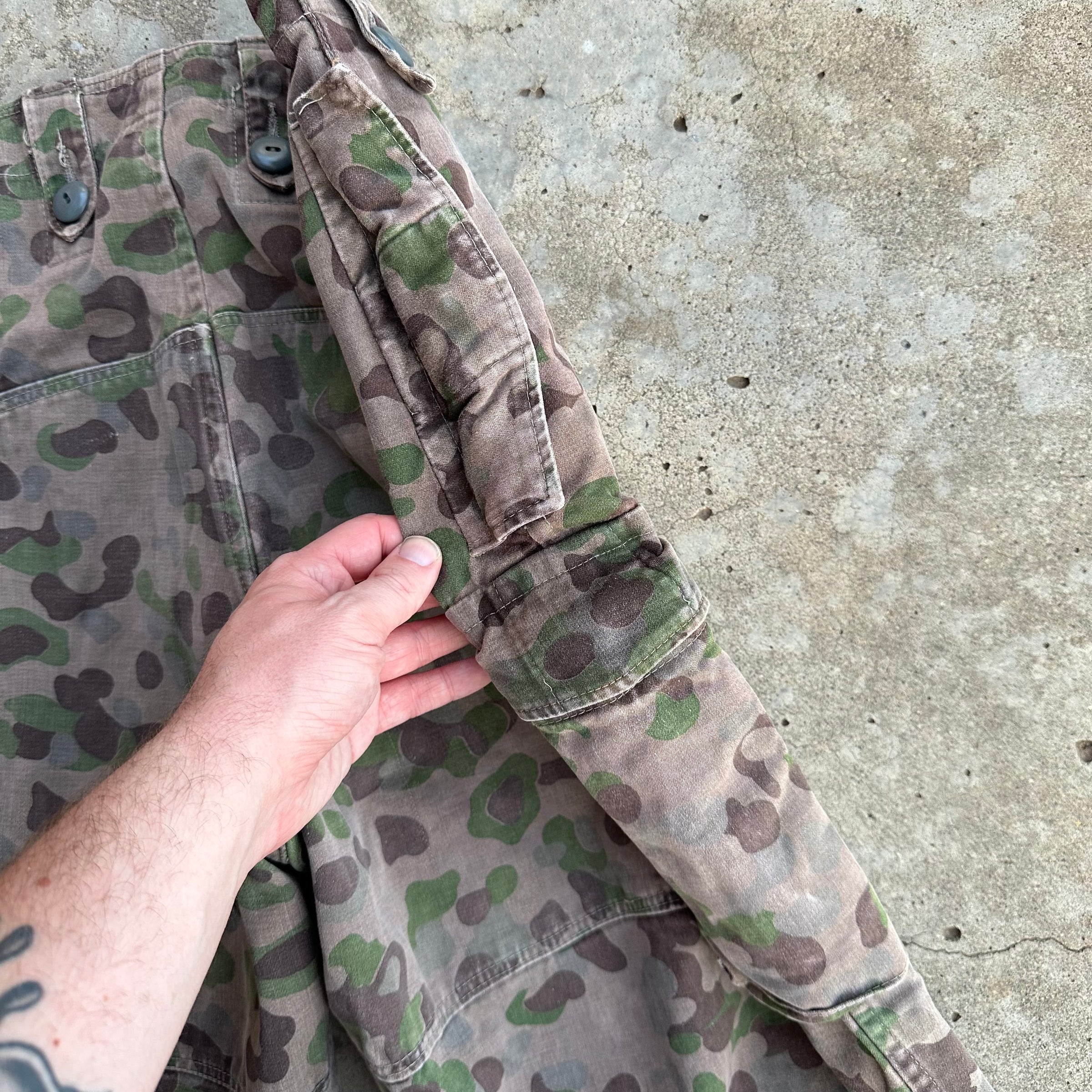 1970’s Austrian Pea Dot Camo Field Pants 32” Waist