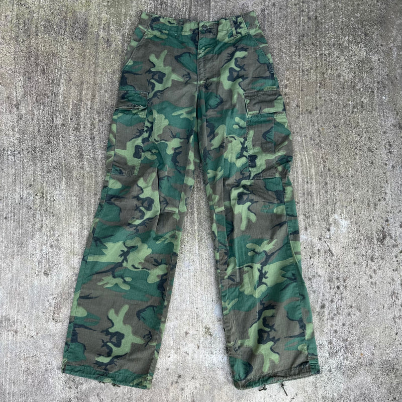 1960’s Vietnam War ERDL Camo Jungle Pants Small Long