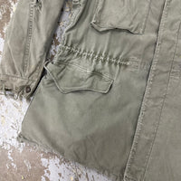 1940’s WWII Thrashed M-43 Field Jacket Size 42L