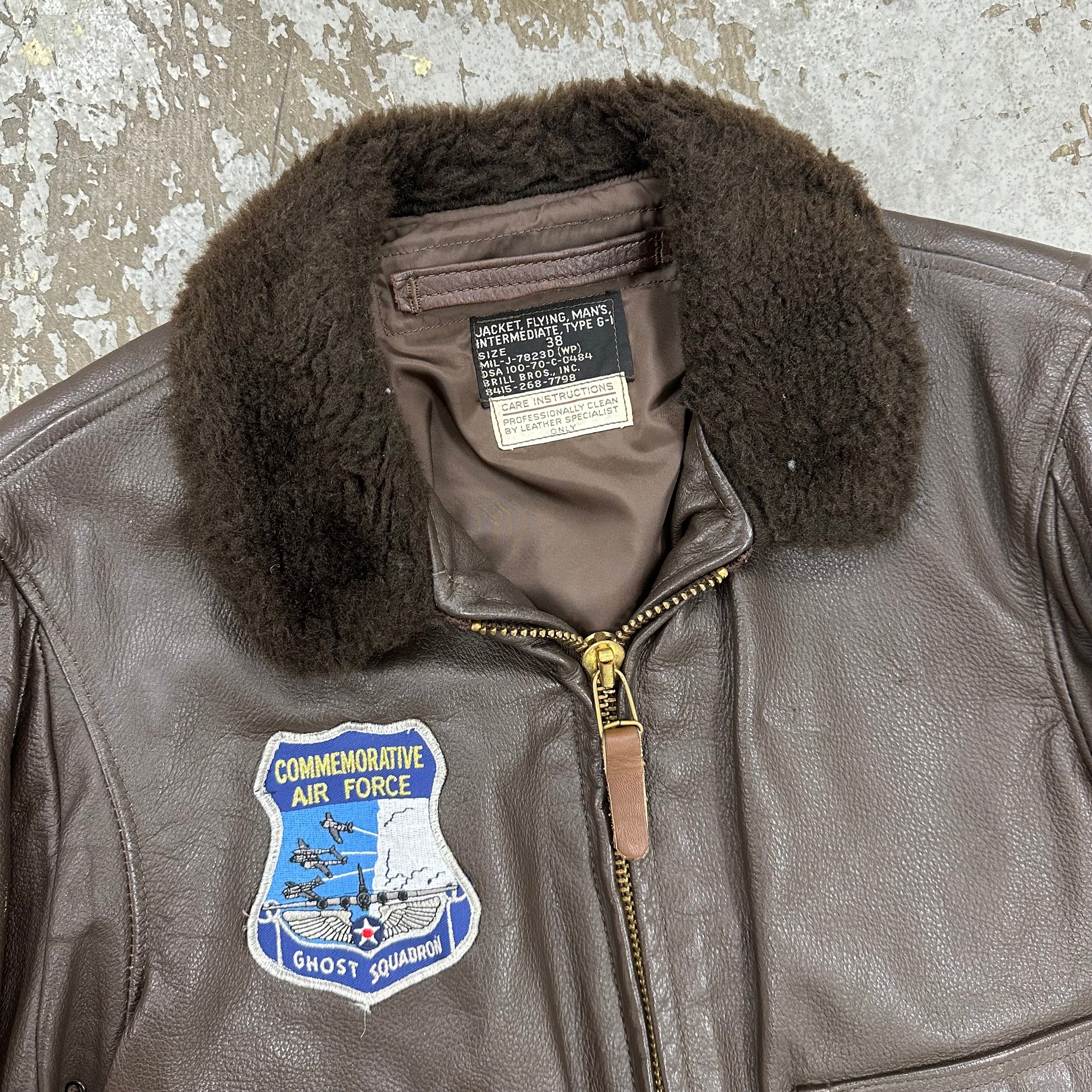 1970’s Mint Vietnam War USN G-1 Flight Jacket Size 38