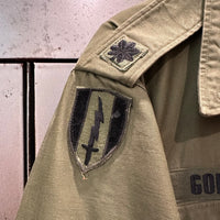 1960’s Patched M-51 Field Jacket with Camo Parachute Lining Medium Long