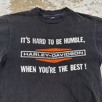 1980’s Harley Davidson It’s Hard To Be Humble T-Shirt Medium