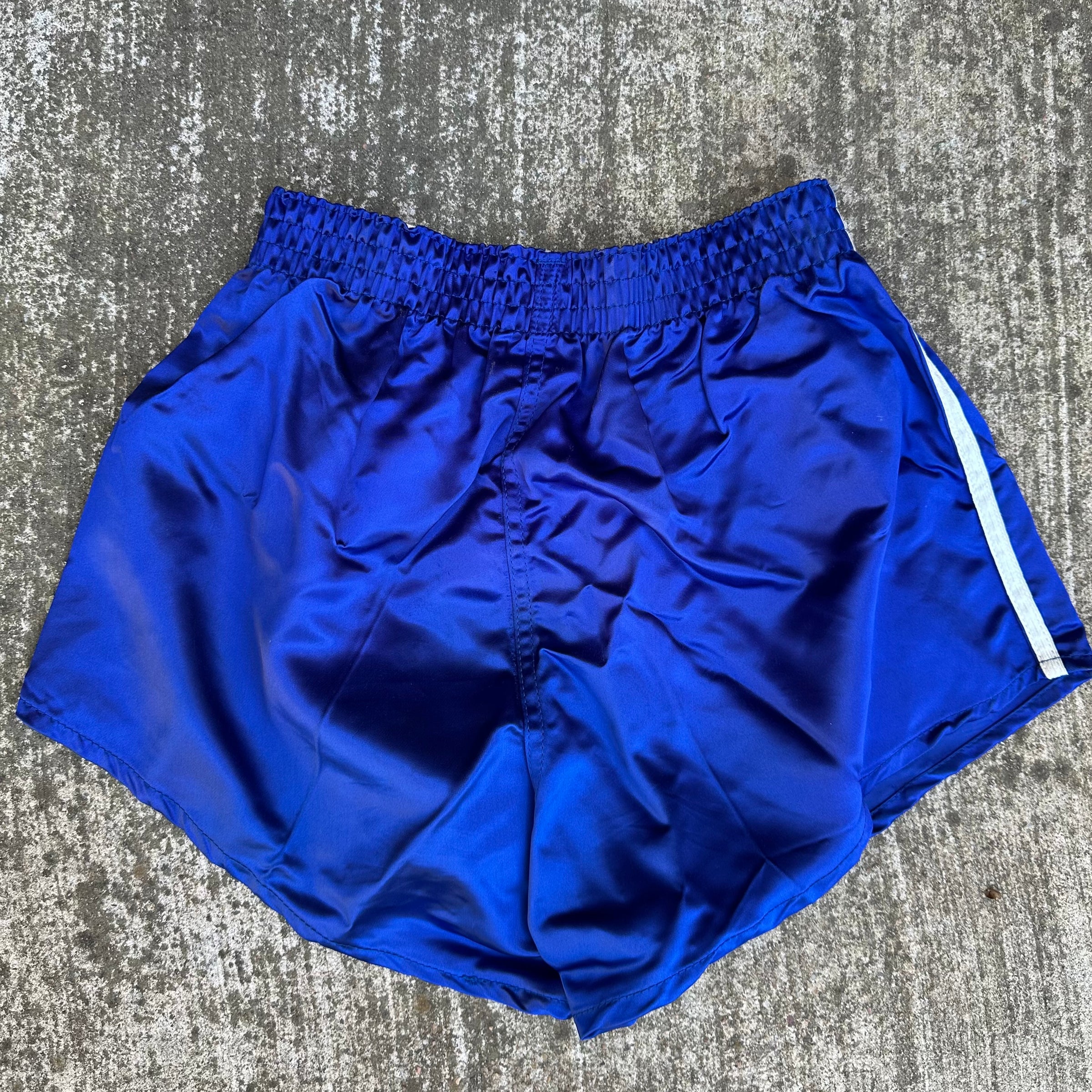 1960’s Rawlings Cardinal Patch Satin Athletic Shorts 23” - 35” Waist