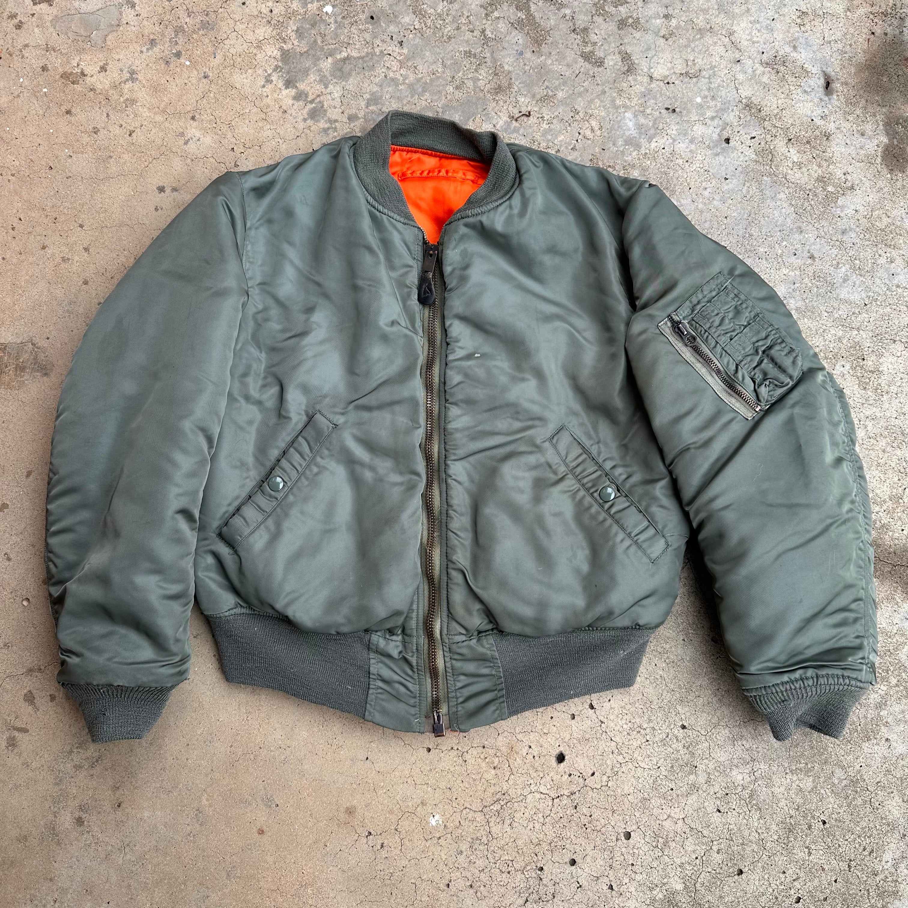1960's USAF MA-1 Reversible Flight Jacket Small – Little Chum Vintage