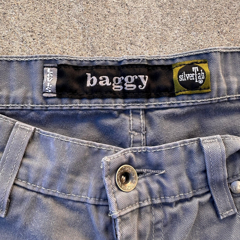 1990’s Levi’s Silvertab Baggy Grey Khaki Pants 32” x 29”