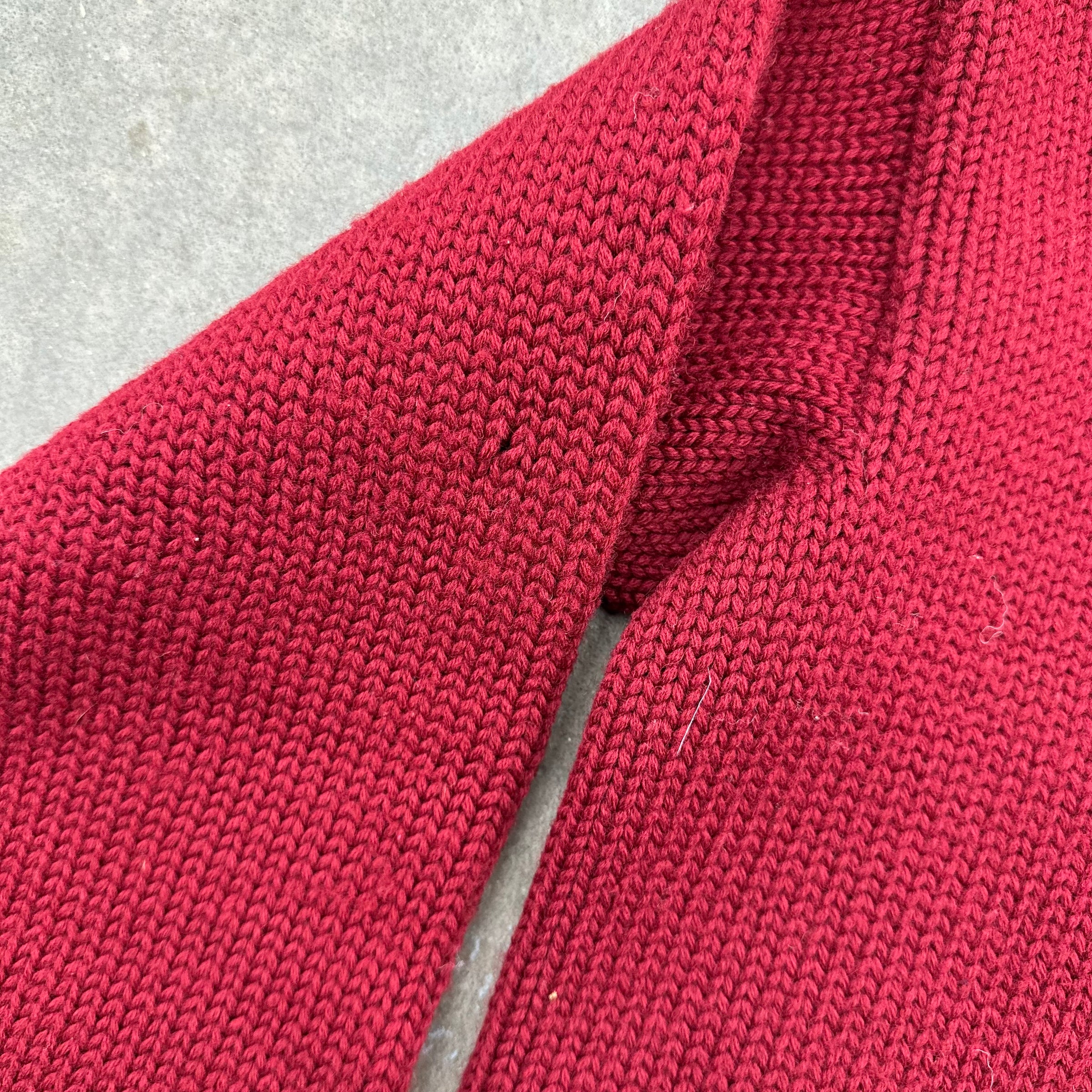 1930’s Mitchell & Ness Wool Cardigan Sweater Small