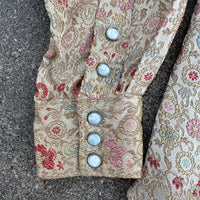 1950’s Tem-Tex Jacquard Brocade Satin Western Shirt