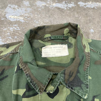 1960’s Vietnam War ERDL Camo Poplin Jungle Jacket Medium Regular