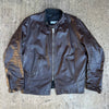 1970’s Vanson Cafe Racer Leather Motorcycle Jacket Size 48