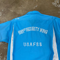 1970’s USAFSS 6921st Security Wing Military Souvenir Bowling Shirt