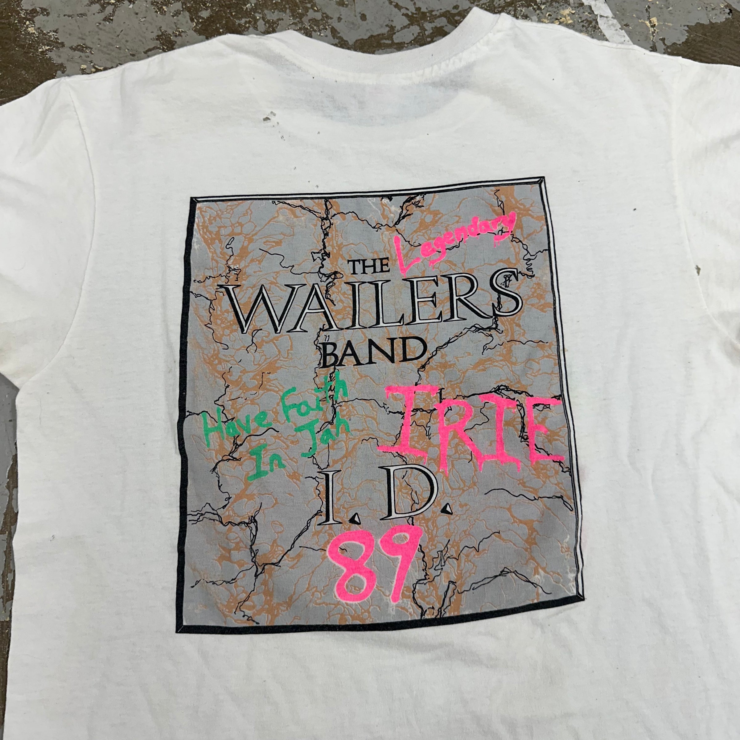 1980’s The Wailers Reggae Band Tour T-Shirt Large