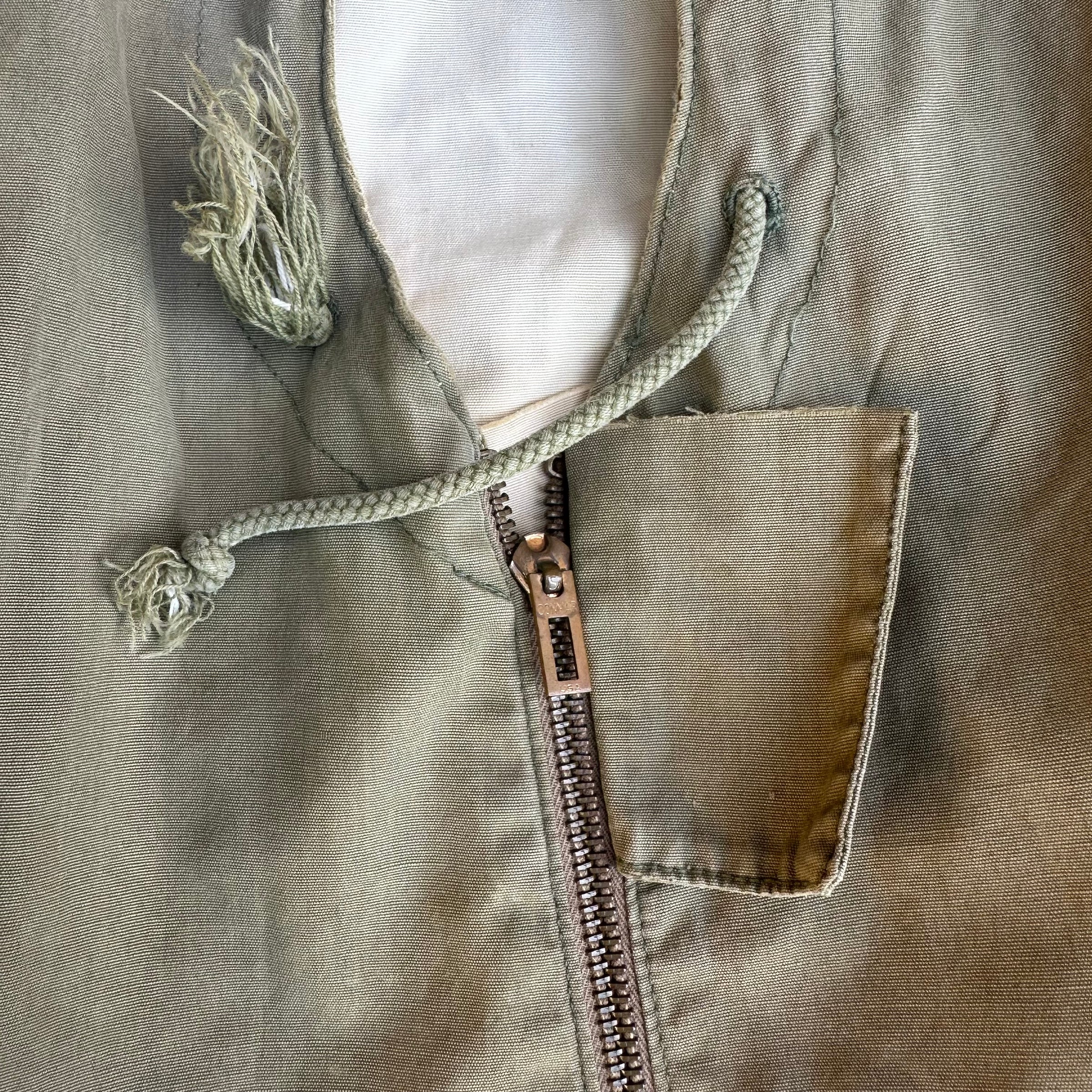 1940’s WWII Stenciled First Pattern Reversible Ski Parka
