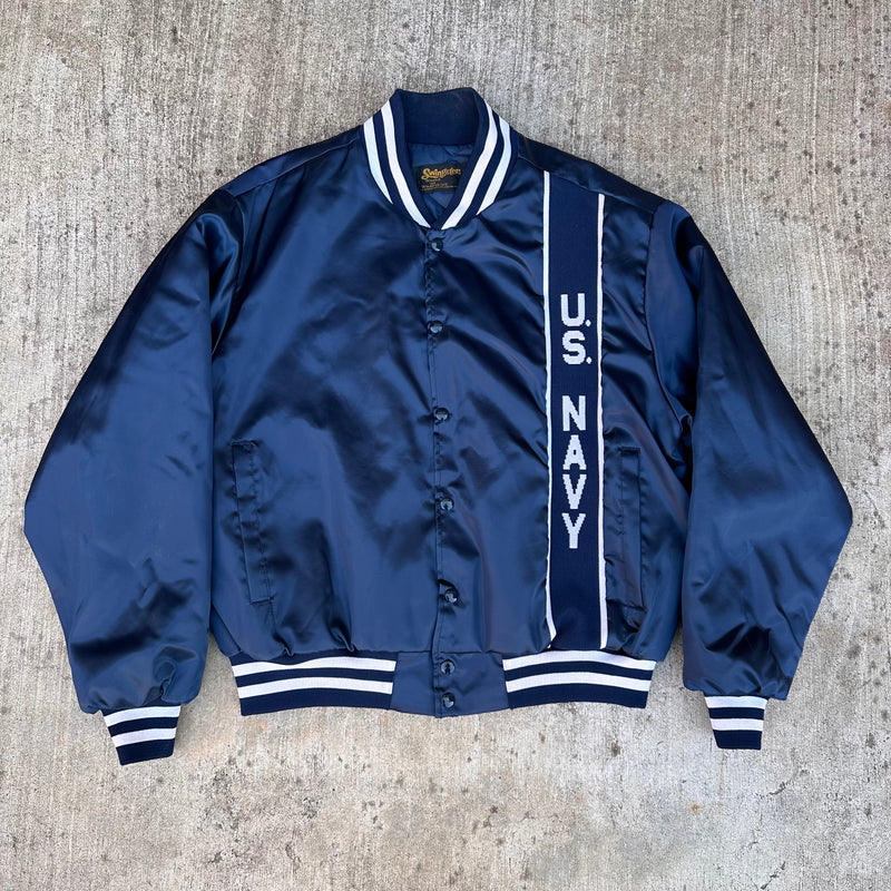 1970’s US Navy Swingster Satin Jacket XL