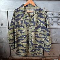 1960’s/70’s Late War Lightweight Tiger Stripe Shirt US Large