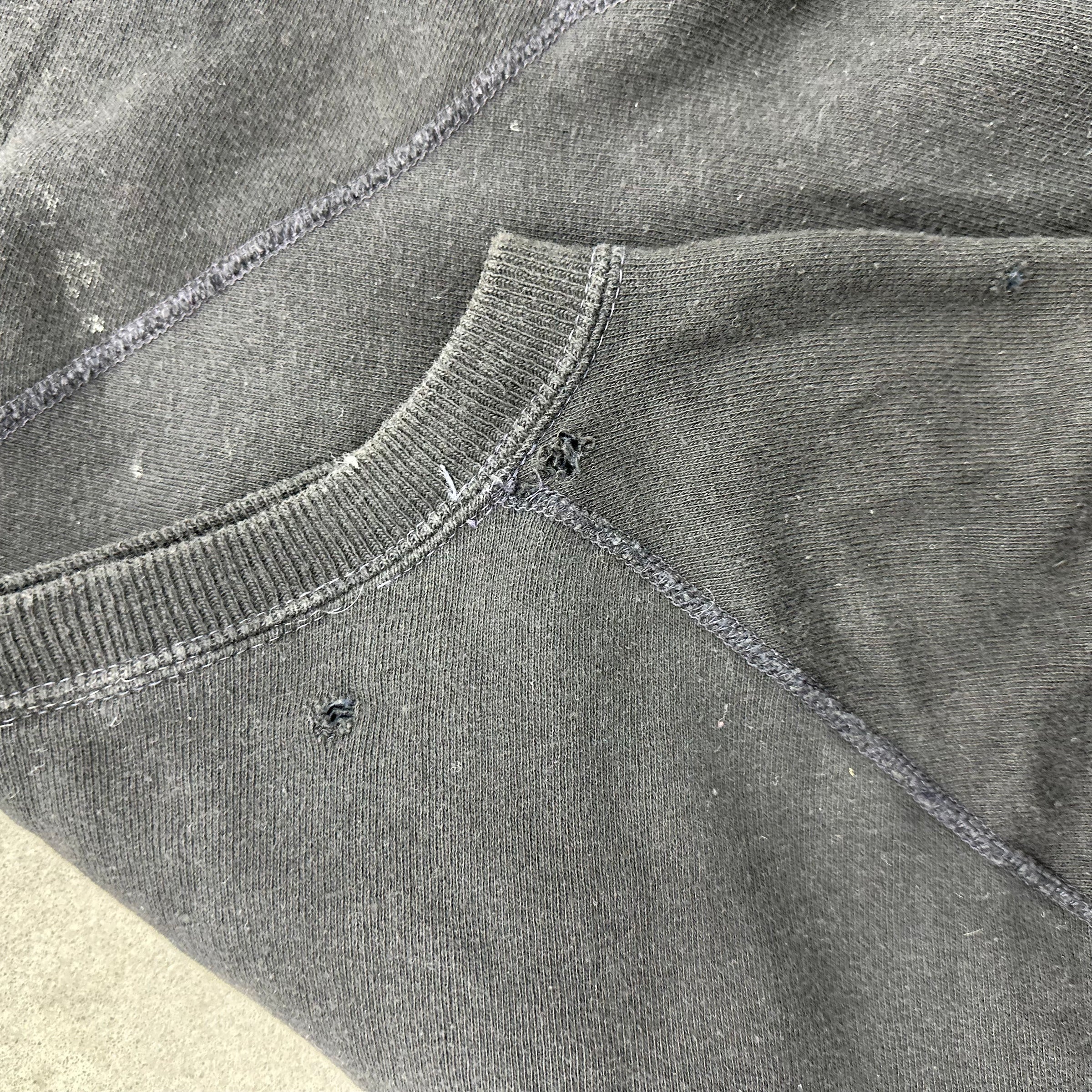 1960’s Northeast Rockets Flock Print Black Crewneck Sweatshirt Small