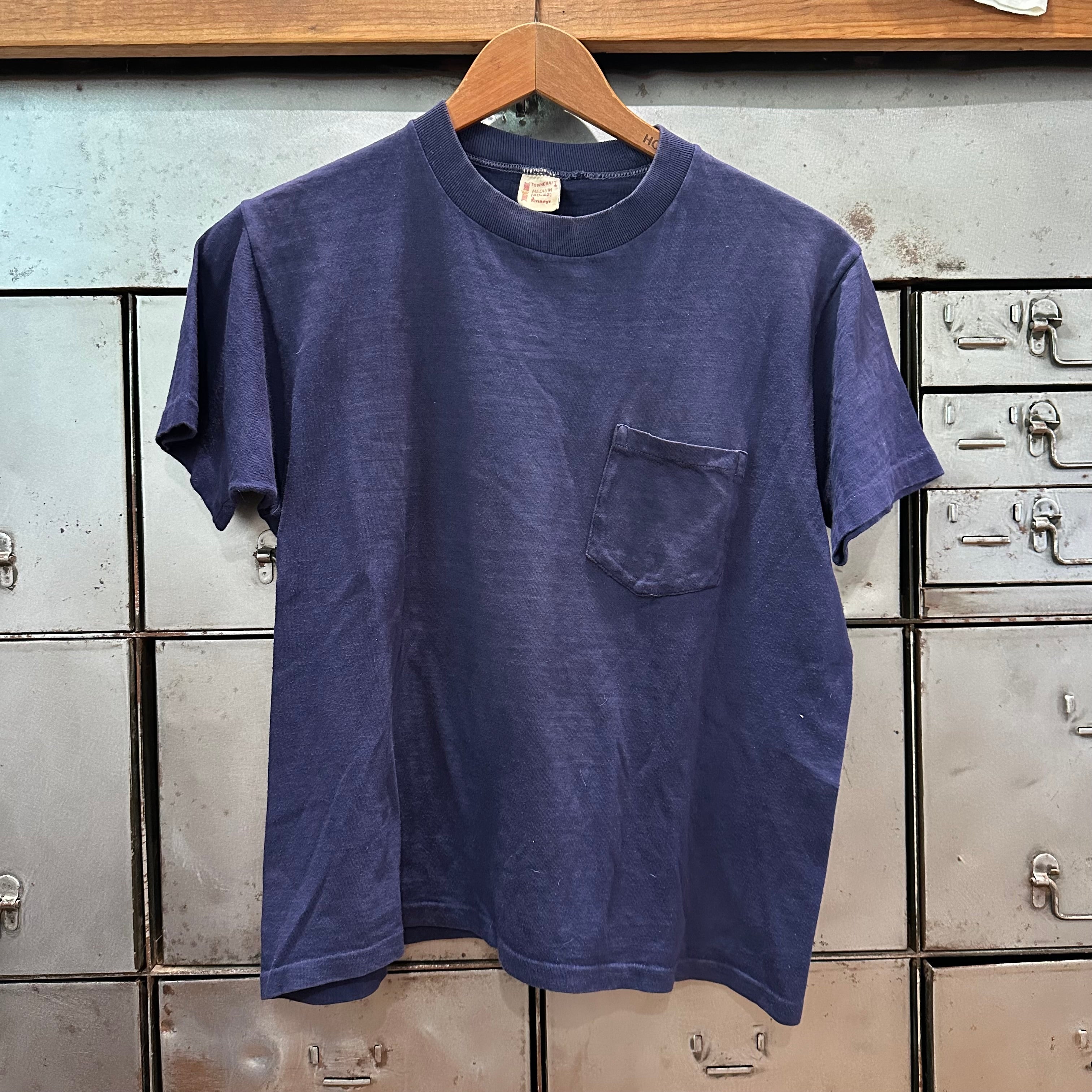 1960's Penney's TownCraft Navy Pocket T-Shirt Medium – Little Chum