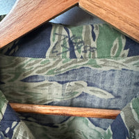 1960’s/70’s Late War Lightweight Tiger Stripe Shirt US Large