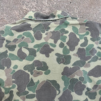 1960’s Kamo Brand 13 Star Button Duck Hunter Camo Shirt 23.5” Chest