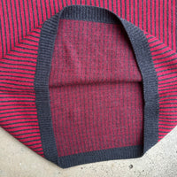 1970’s/80’s Cotton Striped V Neck Sweater XL