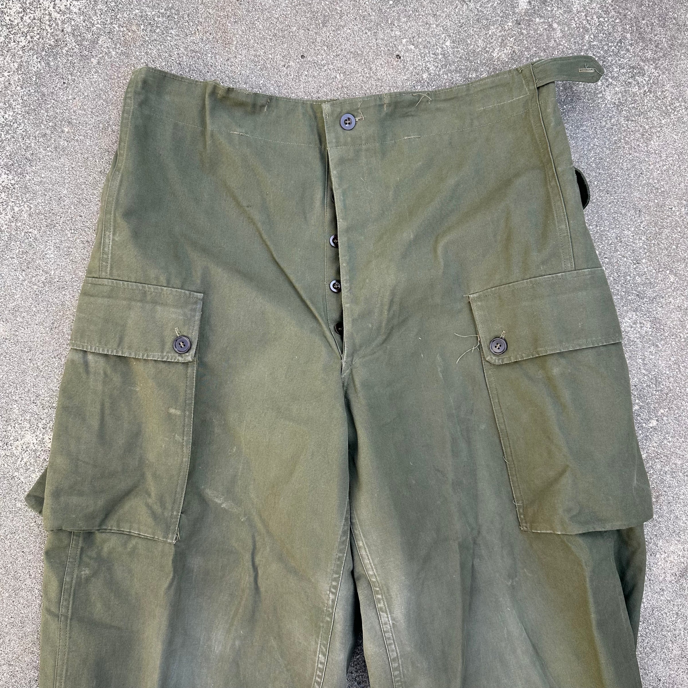 1950’s Dutch Military Fatigue Pants 38” Waist