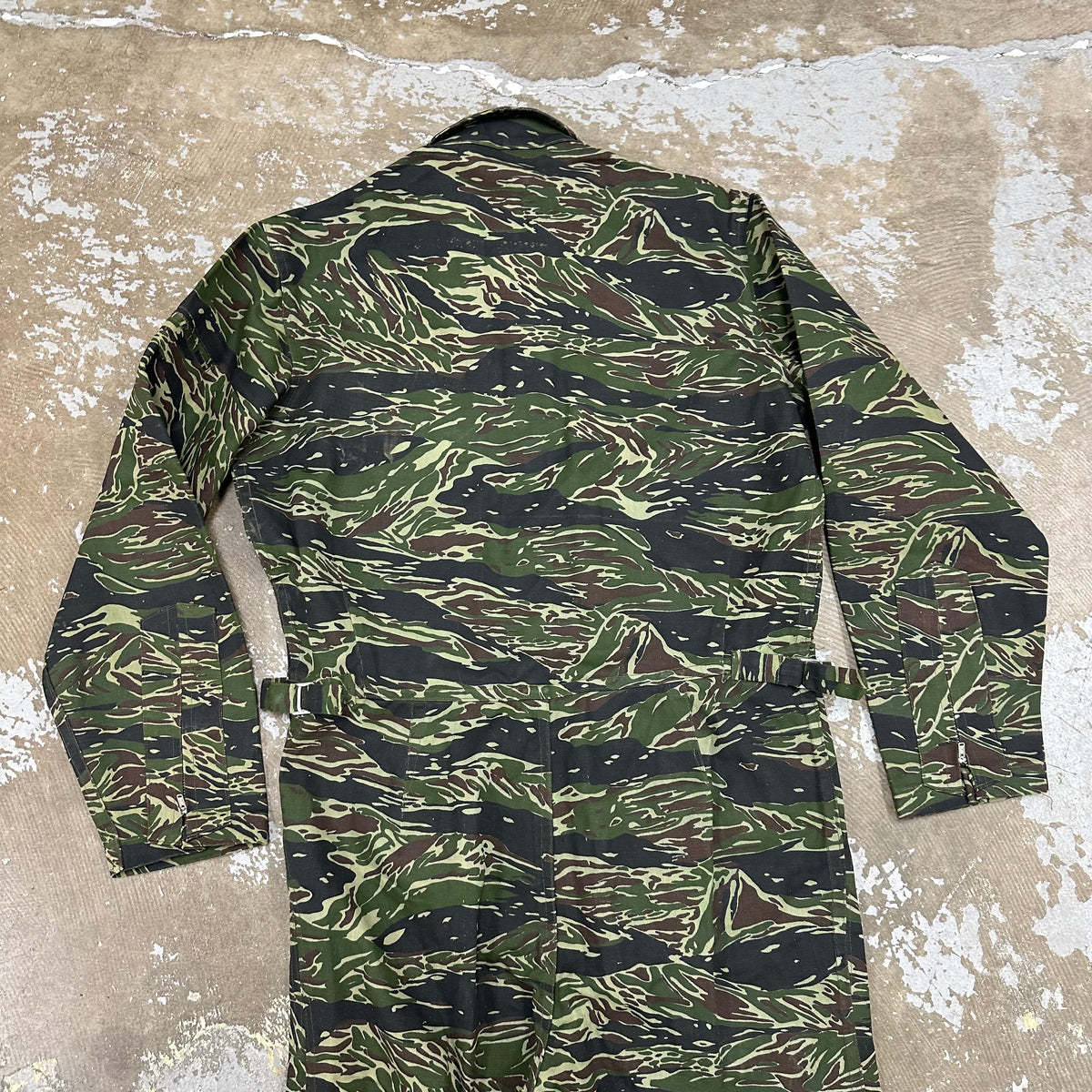 1970’s Deadstock Thai Tiger Stripe Camo Party Suit