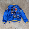 1990’s Gulf War USN Strike Fighter Squadron Patched Satin Bomber Jacket Medium