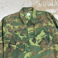 1960’s Vietnam War ERDL Camo Jungle Jacket Large Regular