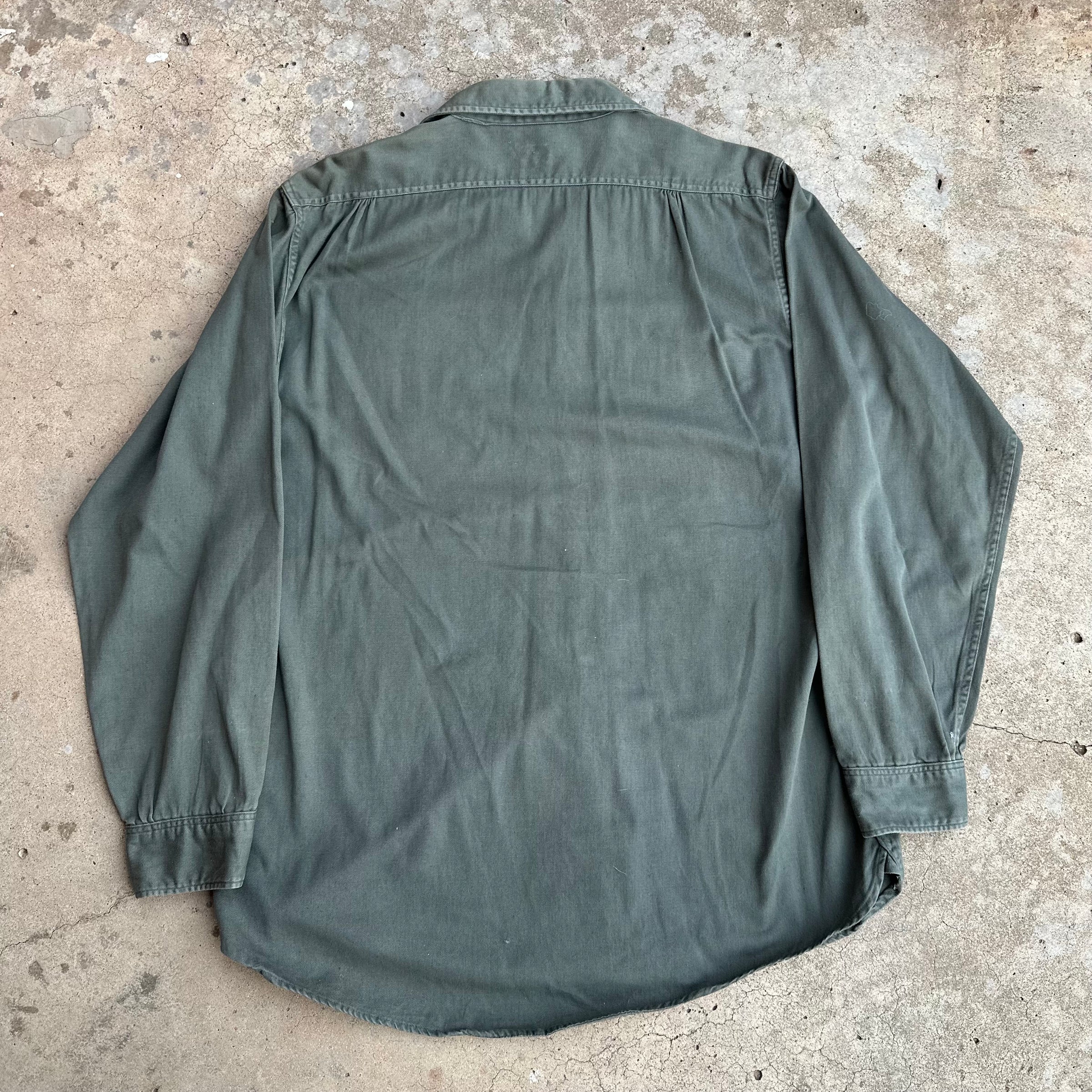 1960’s/70’s Lee Chetopa Cotton Gusseted Work Shirt Large