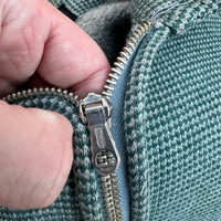 1940’s St Michael Sportswear Herringbone Cotton Full Zip Sweatshirt Size 40