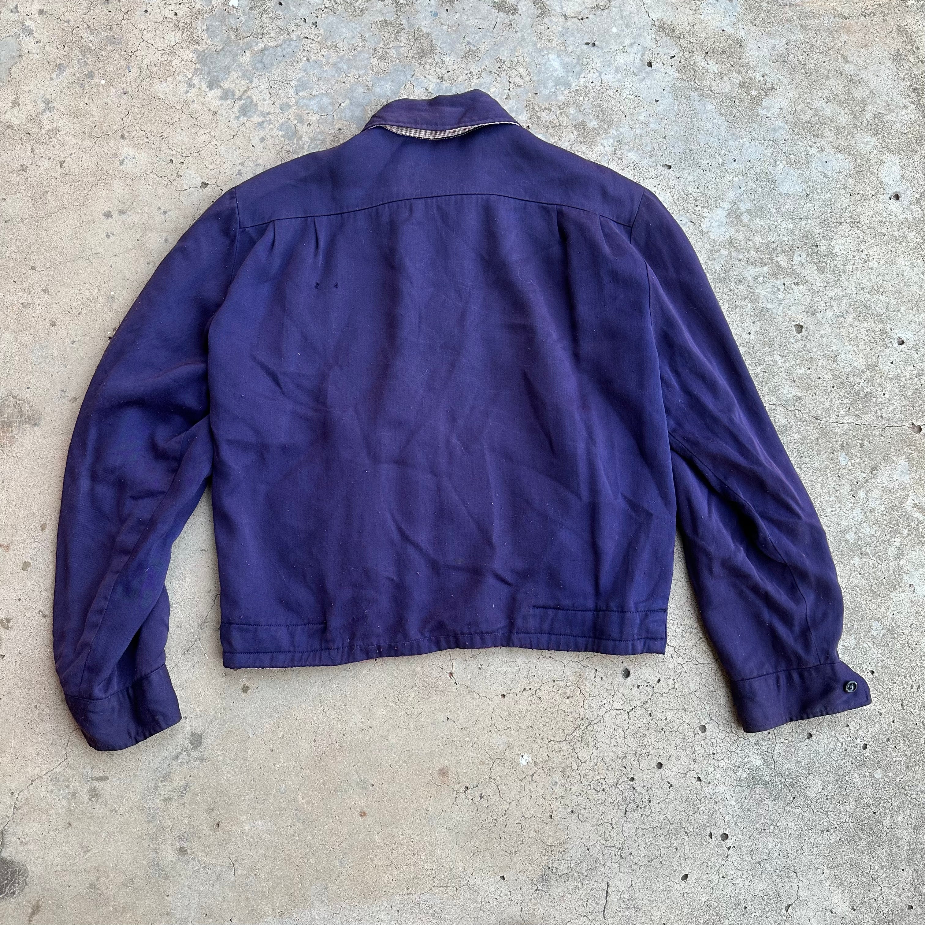 1950's Reversible Gabardine Ricky Jacket Medium – Little Chum Vintage