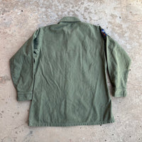 1970’s US Navy NBG Beachmaster Unit 1 Patched Fatigue Shirt