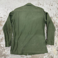 1960’s Vietnam War Experimental Test Sample Sateen Temperate Jungle Jacket Size 38R