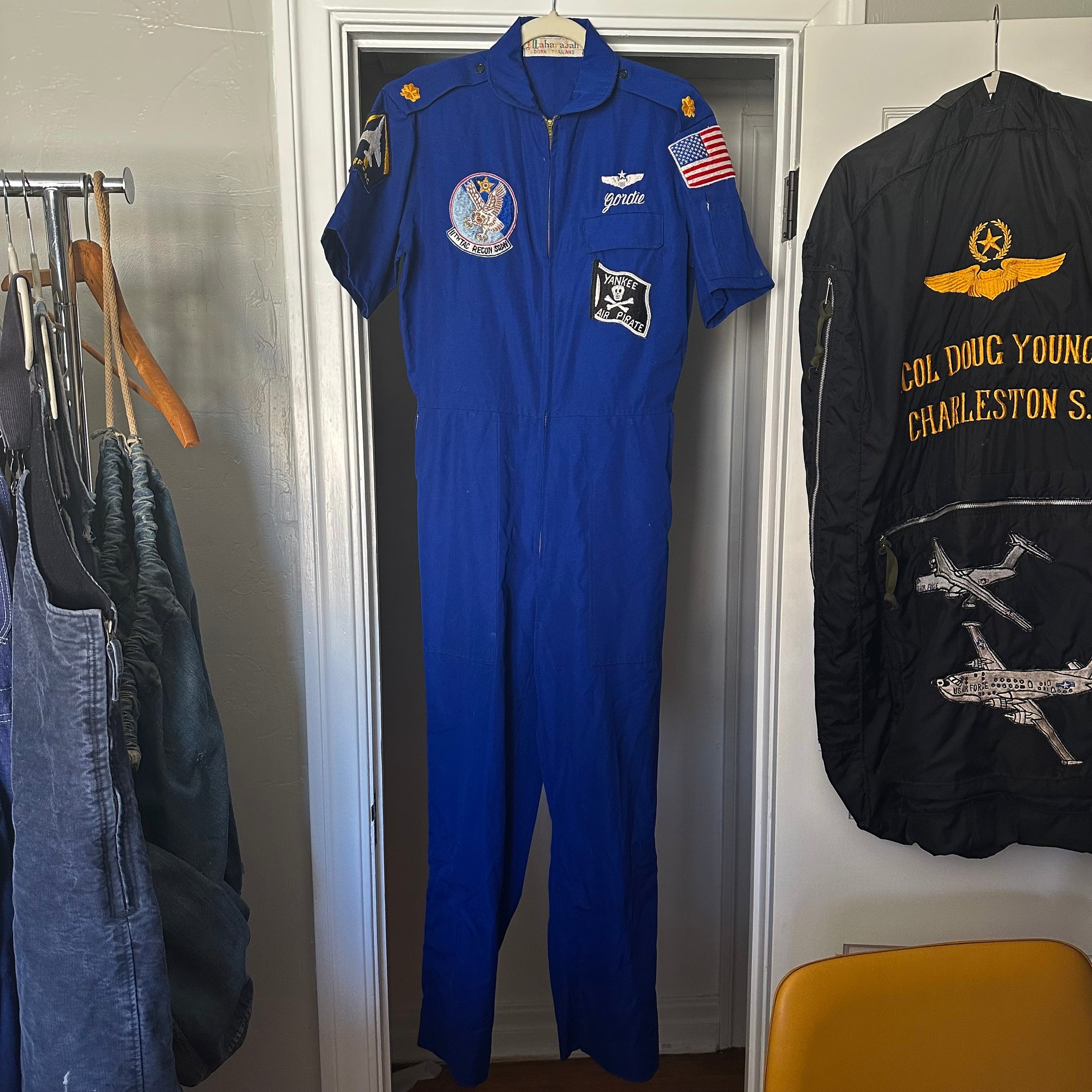 1960’s Vietnam War Thai Made 11th Tac Recon Squadron Party Suit