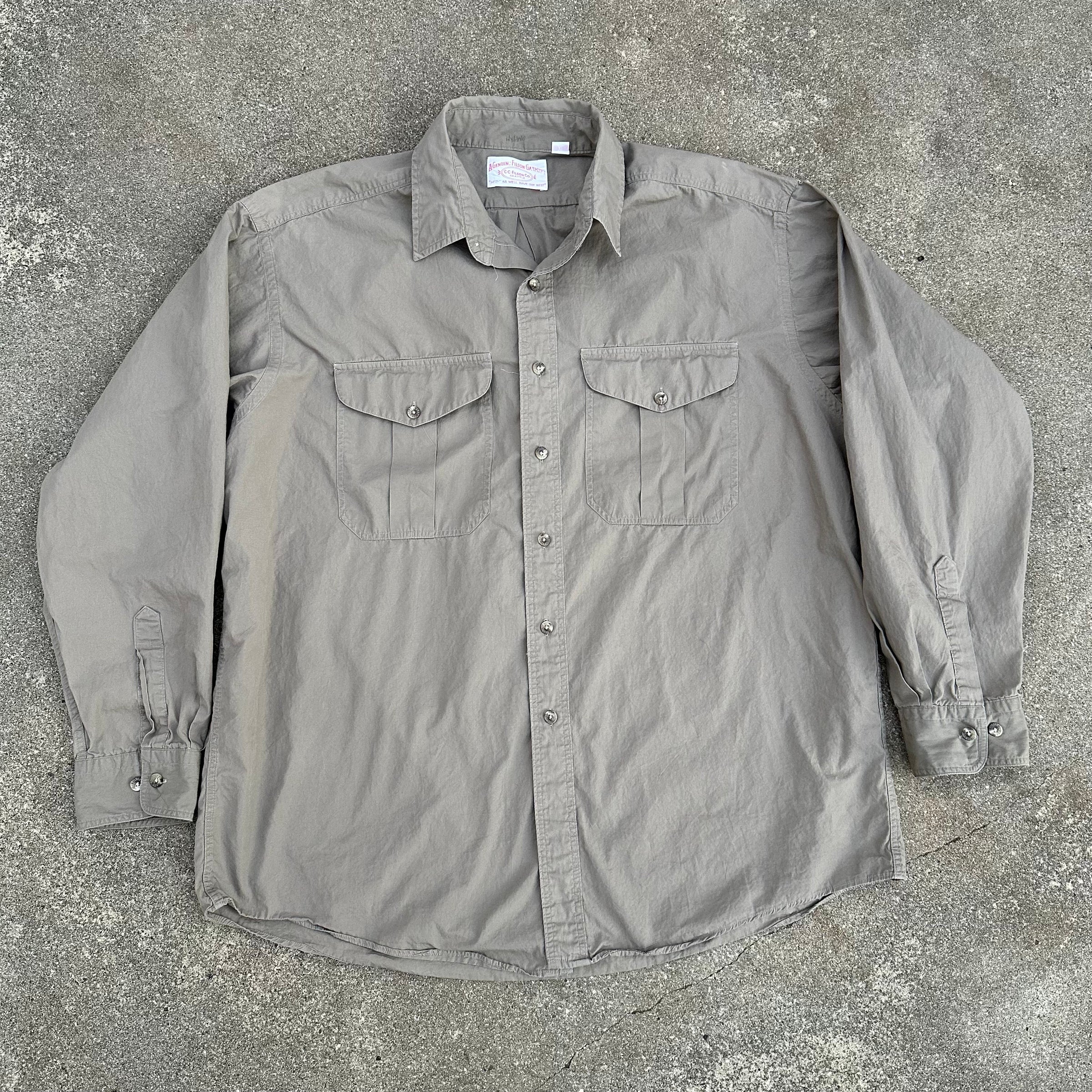 1990’s/2000’s Filson Style 652 Lightweight Cotton Button Down Shirt XL
