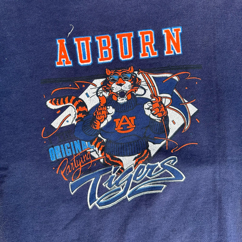 1980’s/90’s Auburn Partying Tigers Crewneck Sweatshirt Large