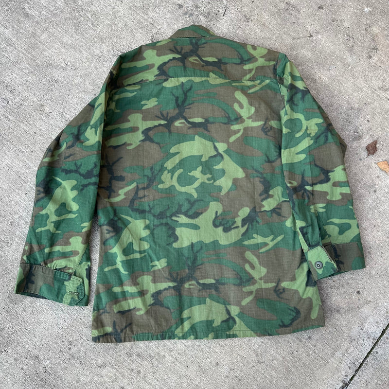 1960’s Mint Named ERDL Camo Jungle Jacket Small Short