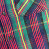 1960’s Big Mike Plaid Cotton Flannel Shirt 24” Chest