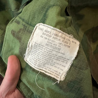 1970’s Vietnam War ERDL Camo Jungle Jacket Medium Short