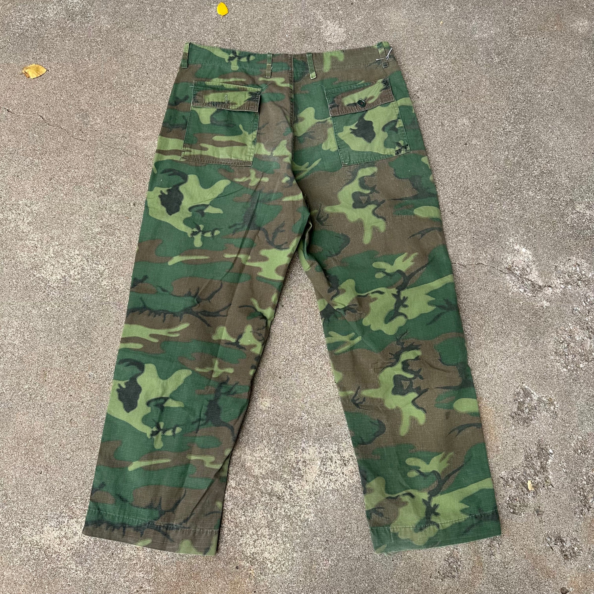 1960’s Vietnam War ARVN ERDL Ripstop Fatigue Pants 36” Waist