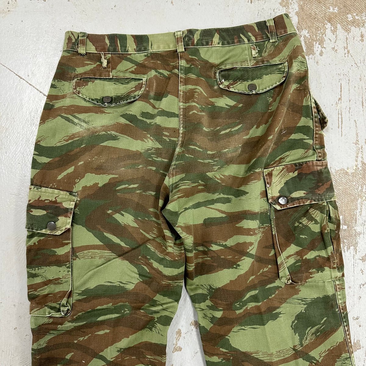 1970’s French TAP 47/56 Lizard Camo Paratrooper Pants 35” Waist